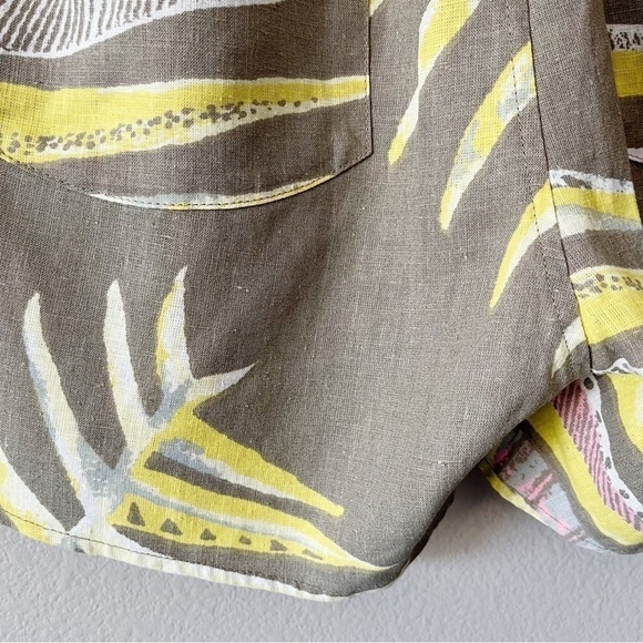 Patagonia NWT Women’s Garden Island Shorts Palms of My Heart Grey Size Medium - Picture 10 of 15